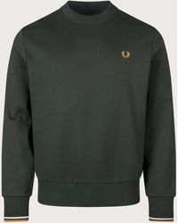 Fred Perry - Regular Fit Crew Neck Sweatshirt - Lyst