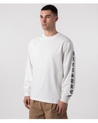 Pleasures - Old English Long Sleeve Top - Lyst
