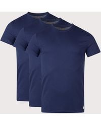 Polo Ralph Lauren - 3 Pack Slim Fit Crewneck Loungewear T-Shirt - Lyst