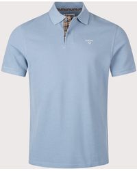 Barbour - Tailored Fit Tartan Piqué Polo Shirt - Lyst