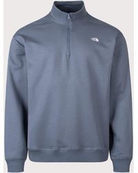 The North Face - Relaxed Fit Essential Quarter Zip Sweatshirt - Lyst