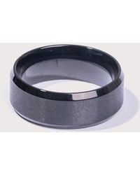 Mysterious Jeweller - Stainless Steel Band Ring - Lyst