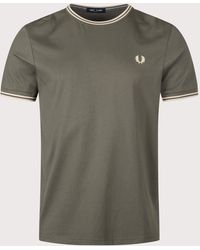 Fred Perry - Regular Fit Twin Tipped T-Shirt - Lyst