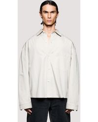 MKI Miyuki-Zoku - Box Fit Poplin Stripe Dress Shirt - Lyst