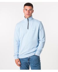 BOSS - Quarter Zip Zetrust Sweatshirt - Lyst