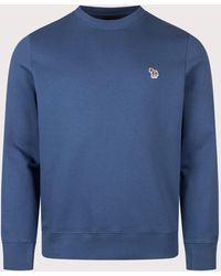 Paul Smith - Regular Fit Organic Cotton Zebra Logo Sweatshirt - Lyst