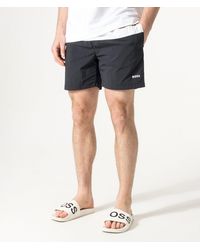 BOSS - Regular Fit Louis Swim Shorts - Lyst
