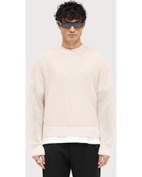 Represent - Oversized Fit Open Gauge Knit Jumper - Lyst