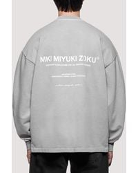MKI Miyuki-Zoku - Oversized Box Fit Design Studio Long Sleeve T-Shirt - Lyst