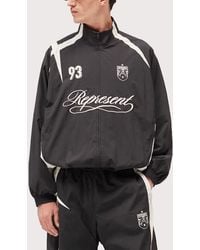 Represent - Relaxed Fit Woven Track Star Jacket - Lyst