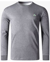 Lacoste Sport Long Sleeve Top - Grey