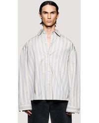MKI Miyuki-Zoku - Box Fit Poplin Stripe Dress Shirt - Lyst