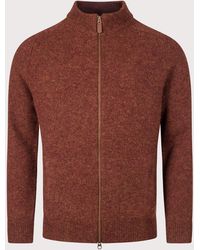 Barbour - Regular Fit Talder Zip Through Jumper - Lyst