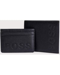 BOSS - Wallet And Card Holder Set - Lyst