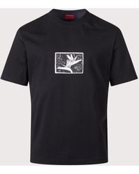 HUGO - Relaxed Fit Darise T-Shirt - Lyst