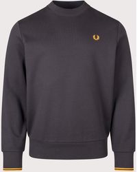 Fred Perry - Regular Fit Crew Neck Sweatshirt - Lyst
