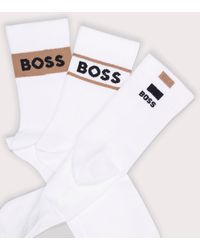 BOSS - 3 Pack Qs Iconic Socks - Lyst