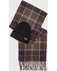 Barbour - Swinton Beanie &Amp; Galingale Scarf Gift Set - Lyst