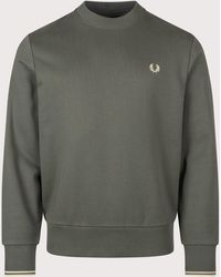 Fred Perry - Regular Fit Crew Neck Sweatshirt - Lyst