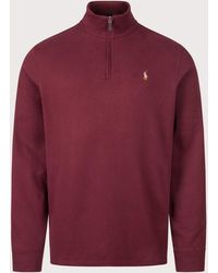 Polo Ralph Lauren - Loose Fit Estate-Rib Quarter Zip Knit Jumper - Lyst