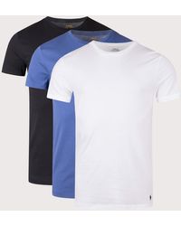 Polo Ralph Lauren - 3 Pack Slim Fit Crewneck Loungewear T-Shirt - Lyst
