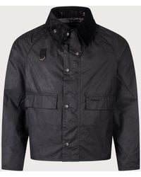 Barbour - Cropped Spey Wax Jacket - Lyst