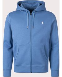 Polo Ralph Lauren - Zip Through Double Knit Hoodie - Lyst