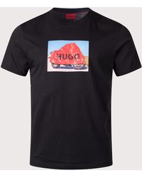 HUGO - Dostino T-Shirt - Lyst