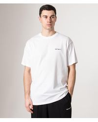 Carhartt - Loose Fit Script Embroidery T-Shirt - Lyst