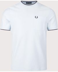 Fred Perry - Regular Fit Pocket Detail Piqué T-Shirt - Lyst