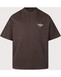 Carhartt - Boxy Loose Fit Signature Script T-Shirt - Lyst