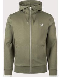 Fred Perry - Regular Fit Zip Through Hoodie - Lyst
