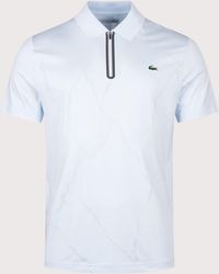 Lacoste - Slim Fit Ultra Dry Jacquard Crocodile Tennis Polo Shirt - Lyst