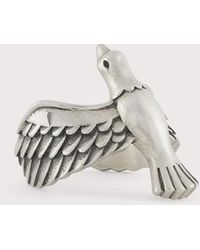 Serge Denimes - Silver Dove Ring - Lyst