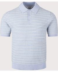 Wax London - Naples Mini Geo Polo Shirt - Lyst