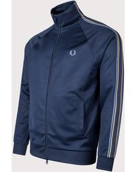 Fred Perry - Regular Fit Tramline Tape Track Jacket - Lyst