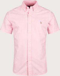 Polo Ralph Lauren - Custom Fit Short Sleeve Lightweight Oxford Shirt - Lyst