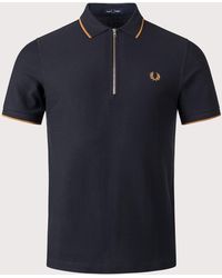 Fred Perry - Regular Fit Crepe Piqué Polo Shirt - Lyst