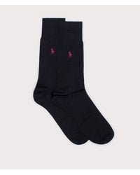 Polo Ralph Lauren - 2 Pack Flat Knit Socks - Lyst