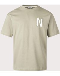 Norse Projects - Simon Loose Organic Heavy Jersey Large N T-shirt - Lyst