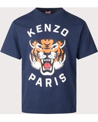 KENZO - Oversized Lucky Tiger T-shirt - Lyst