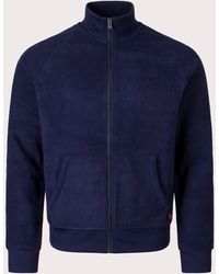 Polo Ralph Lauren - Zip Through Mockneck Loungewear Fleece Sweatshirt - Lyst