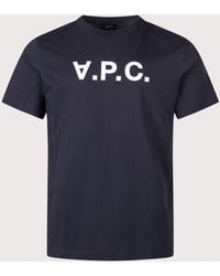 A.P.C. - Regular Fit Grand Vpc Logo Gots T-Shirt - Lyst