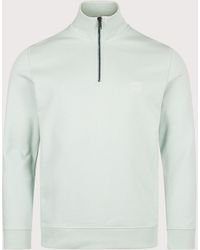 BOSS - Regular Fit Zetrust Quarter Zip Sweatshirt - Lyst