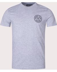 Versace - V Emblem Logo T-shirt - Lyst