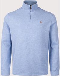 Polo Ralph Lauren - Loose Fit Estate-Rib Quarter Zip Knit Jumper - Lyst