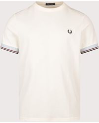 Fred Perry - Regular Fit Twin Tipped Cuff T-Shirt - Lyst