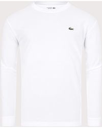 Lacoste - Long Sleeve Croc Logo T-shirt - Lyst