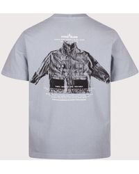 Stone Island - Regular Fit 'Archivio' Print T-Shirt - Lyst