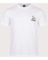 BOSS - Te Blueprint T-Shirt - Lyst